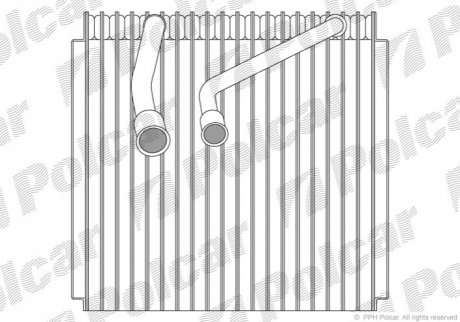 3212P8-1 Polcar Испаритель кондиционера