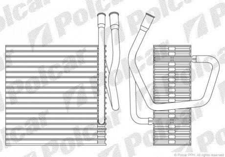 2405P8-1 Polcar Испаритель кондиционера