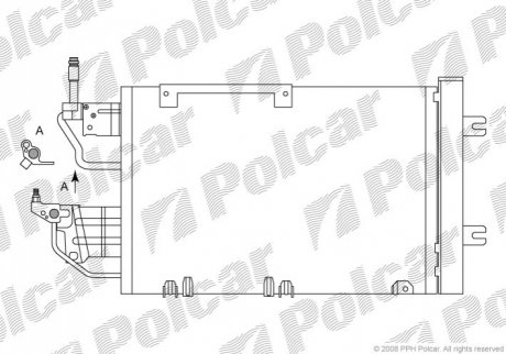 5509K8C5S Polcar Радиаторы кондиционера