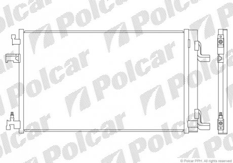 5511K82K Polcar Радиаторы кондиционера