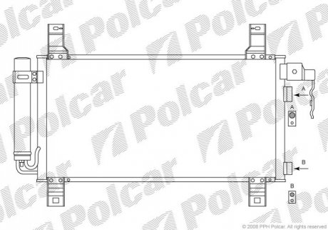 4519K8C1 Polcar Радиаторы кондиционера