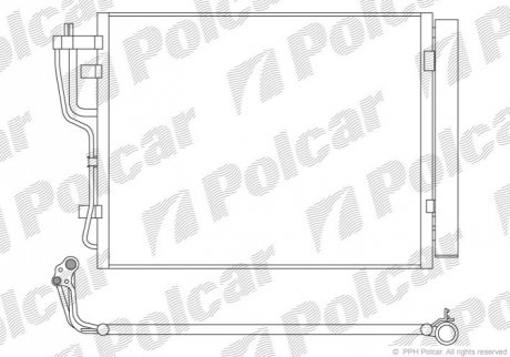 4114K8C2 Polcar Радиаторы кондиционера