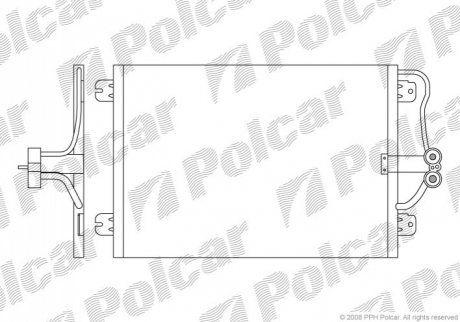 6007K8C2 Polcar Радиаторы кондиционера