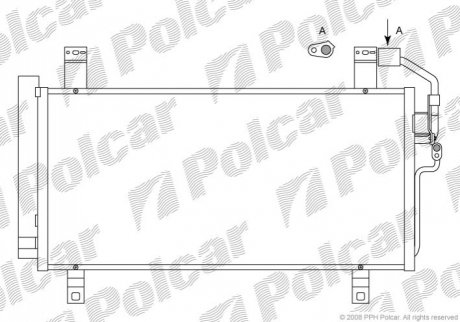 4519K8C3 Polcar Радиаторы кондиционера