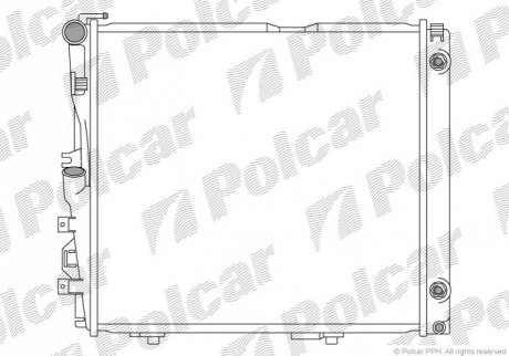 502408A0 Polcar Радиаторы охлаждения