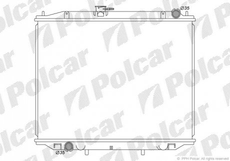 2770084K Polcar Радиаторы охлаждения