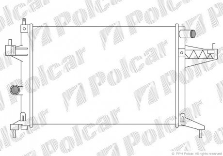 555608A3 Polcar Радиаторы охлаждения