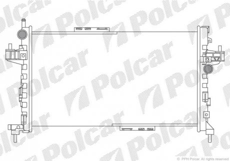 555708A1 Polcar Радиаторы охлаждения