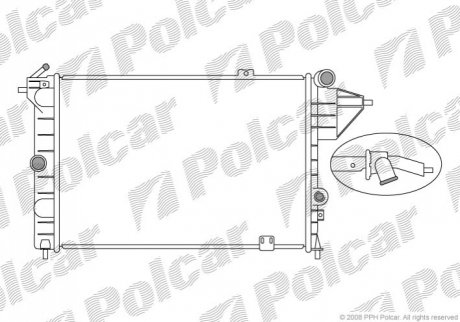 551408A3 Polcar Радиаторы охлаждения