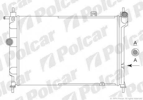 550708A2 Polcar Радиаторы охлаждения