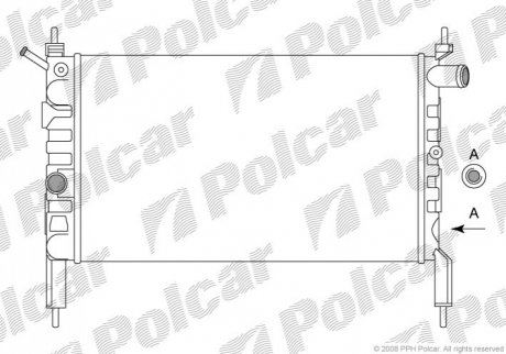 550708A1 Polcar Радиаторы охлаждения