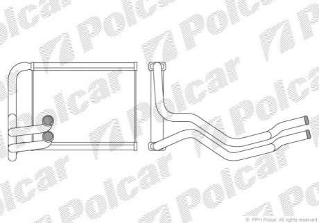 4015N81X Polcar Радиаторы обогрева