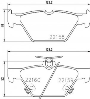 NP7016 NISSHINBO Колодки тормозные дисковые Subaru Forester (SK_) (18-), OUTBACK (BT) (19-) (NP7016) NISSHINBO