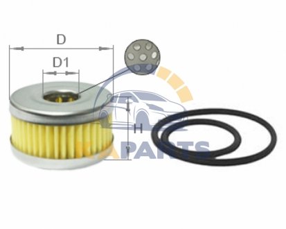 LPG1 SHAFER Фильтр редуктора ГБО (с внутренней металлической сеткой) (LPG1) SHAFER