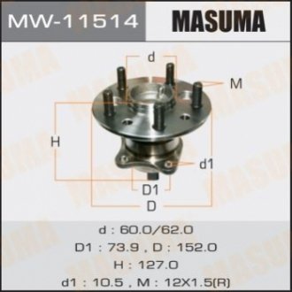 MW11514 MASUMA Ступица колеса