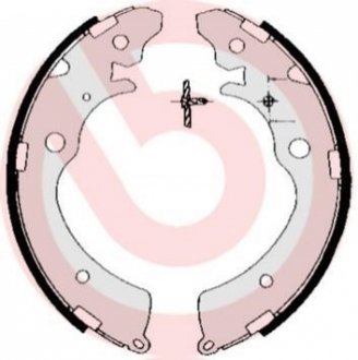 S28 507 BREMBO Гальмівні колодки барабанні