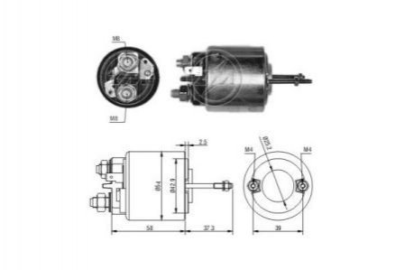 ZM597 ZM Втягуюче реле