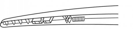 EX180 Trico Щетка стеклоочистителя каркасная задняя 180mm (7\\) ExactFit Rear (EX180) TRICO