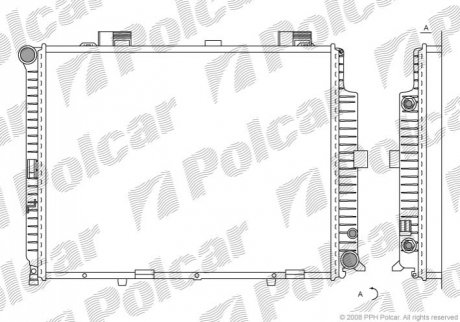 501508-8 Polcar Радиаторы охлаждения