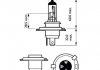 12342LLECOB1 PHILIPS Лампа розжарювання H4 12V 60/55W P43t-38 LongerLife Ecovision 1шт blister (вир-во Philips) (фото 3)