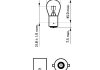 12498LLECOB2 PHILIPS Лампа розжарювання P21W 12V 21W BA15s LongerLife EcoVision 2шт blister (вир-во Philips) (фото 3)