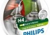 12342LLECOS2 PHILIPS Лампа розжарювання H4 12V 60/55W P43t-38 LongerLife Ecovision 2шт (вир-во Philips) (фото 1)