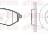 Комплект гальмівний передн. CHEVROLET AVEO 05-, DAEWOO KALOS 03- (вир-во REMSA) 8986.00