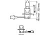 12336LLECOC1 PHILIPS Лампа розжарювання H3 12V 55W PK22s LongerLife Ecovision (вир-во Philips) (фото 3)