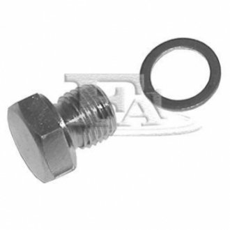 862.362.011 Fischer Automotive One (FA1) Пробка масляного піддону M14x1,5 L=13 (вир-во Fischer)