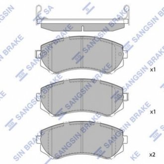 SP1492 Hi-Q (SANGSIN) Колодки дискового гальма