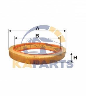 WA6632 WIX FILTERS Фильтр воздуха