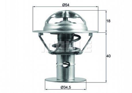 TX18086D MAHLE / KNECHT Термостат