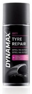606142 DYNAMAX Засіб для аварійного ремонтное шин DXT1 TYRE REPAIR (400ML)