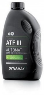 Масло трансмісійне DYNAMAX AUTOMATIC ATF III (20L) 501843