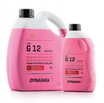 500144 DYNAMAX Антифриз G12 DYNAMAX COOL ULTRA концентрат (4L)