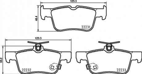 P24 217 BREMBO Гальмівні колодки дискові