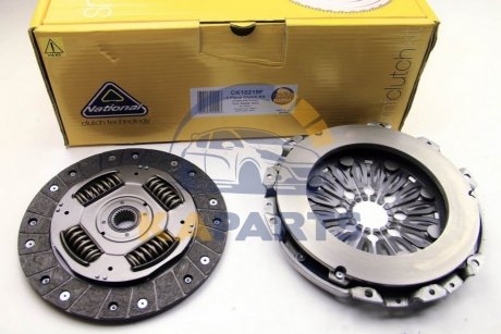CK10219F NATIONAL Комплект для переобладнання Focus II/C-Max 1.6TDCi 03- (240mm)(суцільний+к-кт зчеплення)