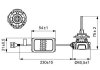 1987301555 BOSCH Лампа светодиодная LED Gigalight P22d (HB4) 12 V 30 W Duobox cool (фото 2)