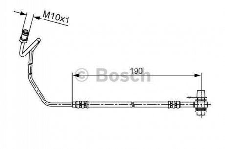 1987481535 BOSCH Гальмівний шланг