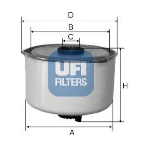 24.454.00 UFI Паливний фильтр