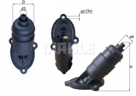 HX155 MAHLE / KNECHT Фільтр АКПП