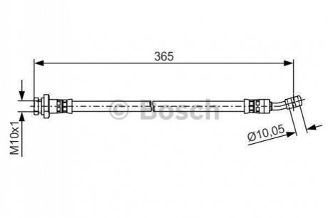 1987481499 BOSCH Гальмівний шланг