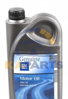 93165214 GM Масло моторна напівсинтетична General Motors "Motor Oil 10W-40", 2л