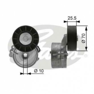 T38392 Gates T38392 (7808-21292) Натяжний ролик ременя GATES DRIVEALIGN MV TENS