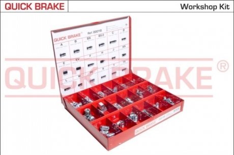 0001B QUICK BRAKE Комплект фітингів для гальмівних трубок