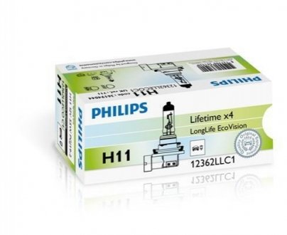 12362LLECOC1 PHILIPS Автолампа галогенова 55W