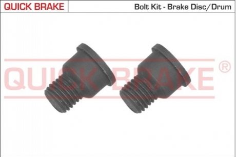 11664K QUICK BRAKE 11664K QUICK BRAKE Комплект болтів гальмівного диску/барабану