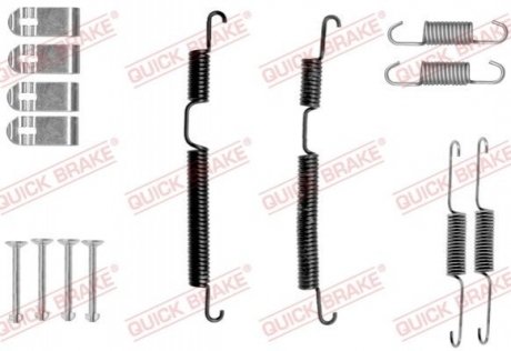 105-0045 QUICK BRAKE 105-0045 QUICK BRAKE Комплект пружинок колодок ручного гальма