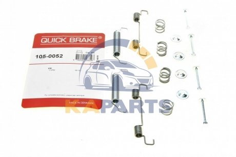 105-0052 QUICK BRAKE 105-0052 QUICK BRAKE Комплект пружинок колодок ручного гальма