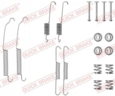 105-0701 QUICK BRAKE Комплект пружинок колодок стояночного гальма